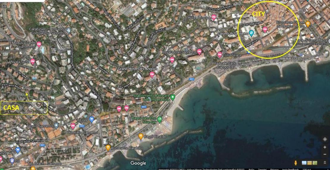 Casa Fiorenza Parcheggio Privato Sanremo Exteriör bild