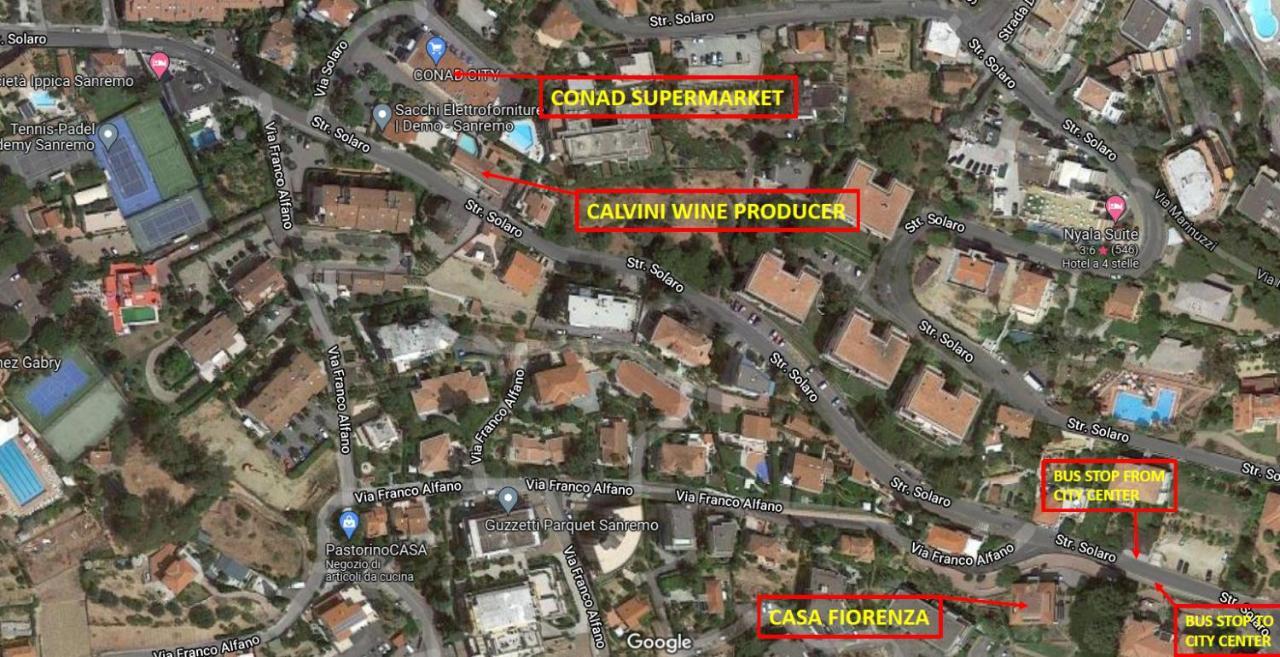 Casa Fiorenza Parcheggio Privato Sanremo Exteriör bild
